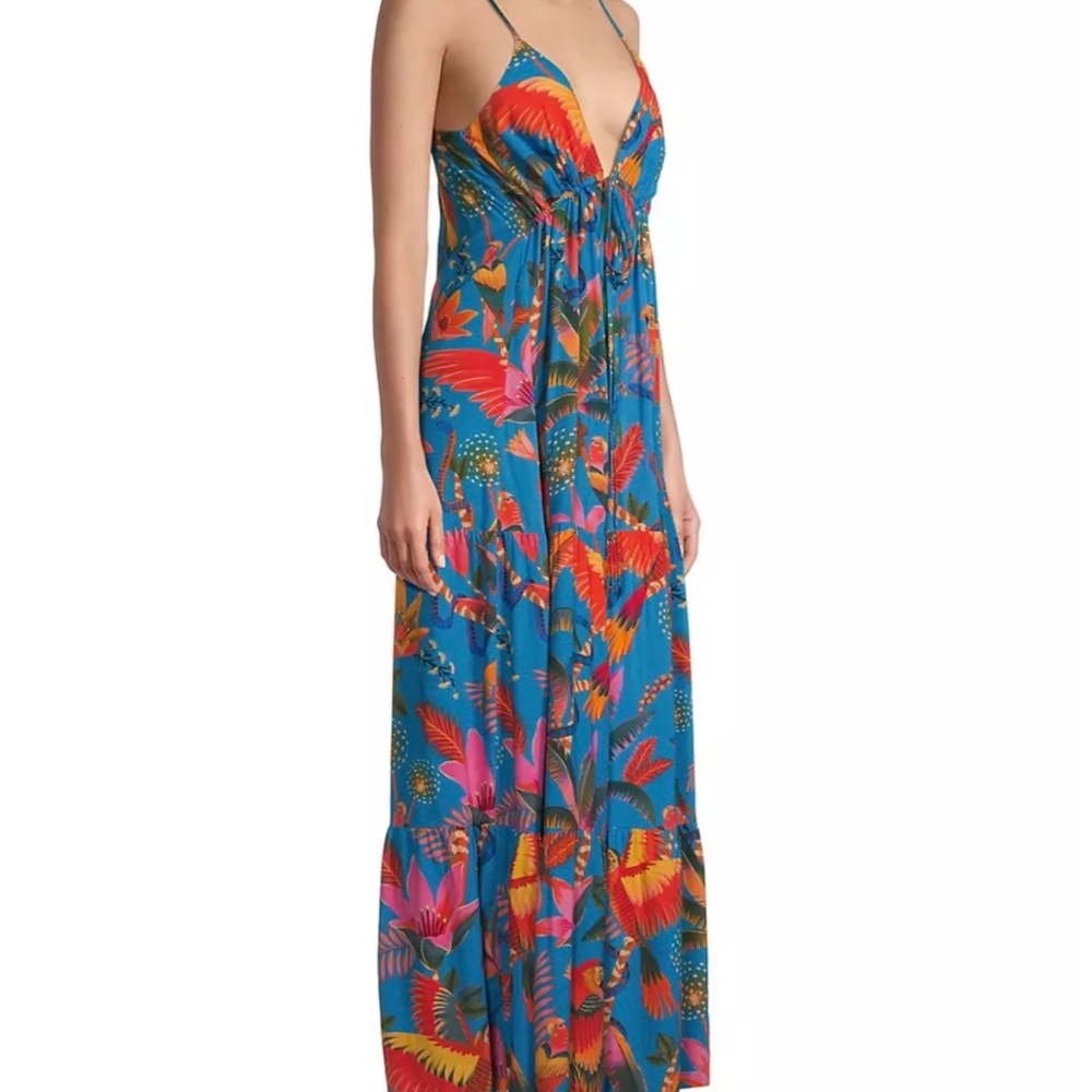 FARM RIO Macaw Party Cover Up Maxi Dress - Picture 10 of 13
